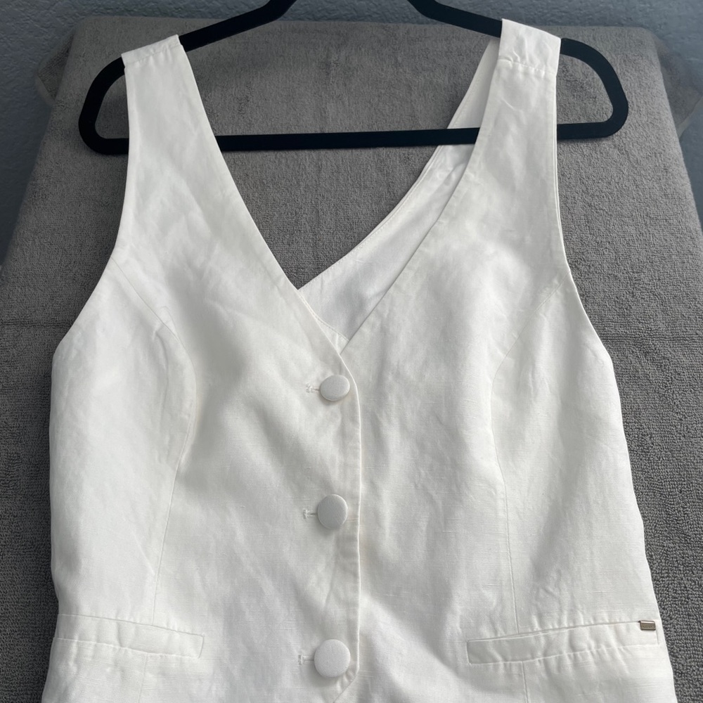 All Saints Petra cross back vest